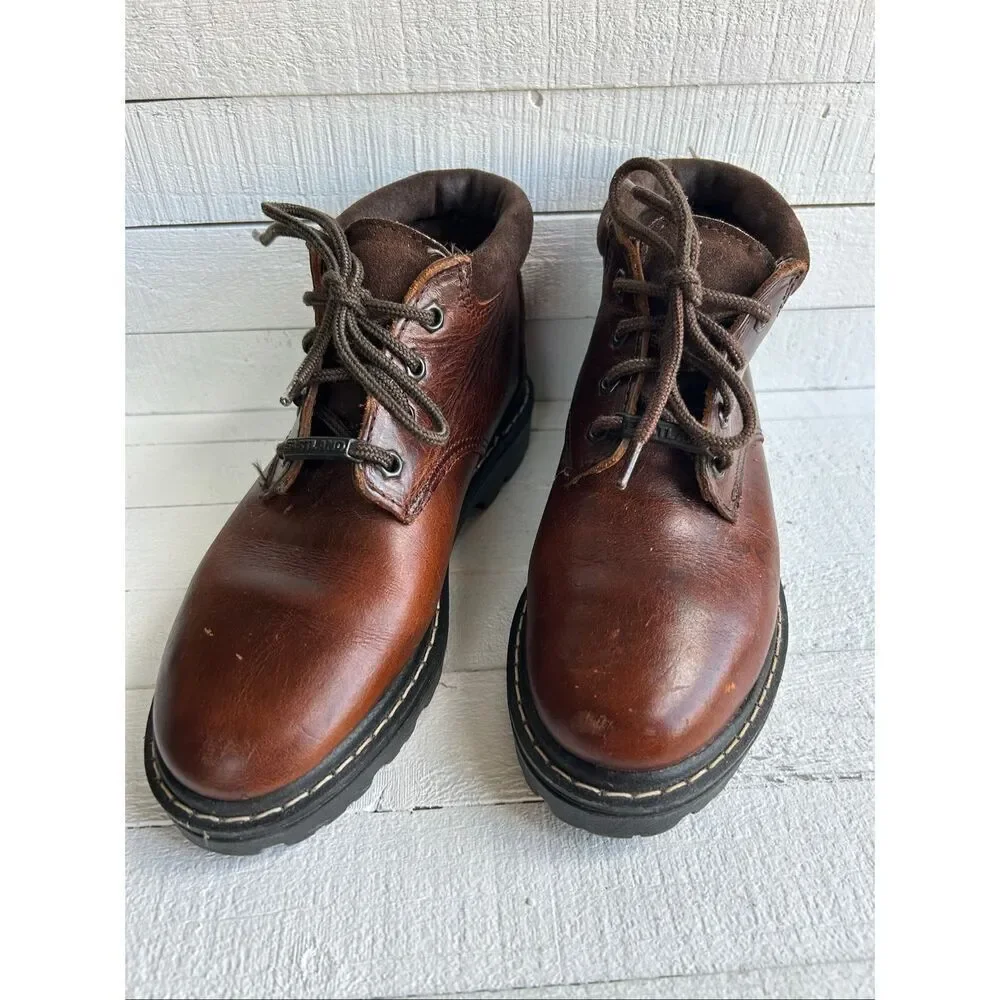 Eastland Men’s Brown Leather Boots 9.5M #Workwear #MadeInUSA